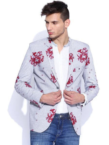 BLACKBERRYS NAVY SINGLE-BREASTED SLIM FIT BLAZER PRO