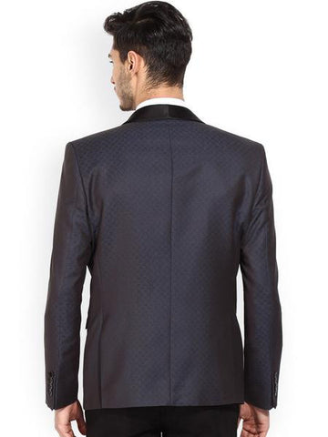 BLACKBERRYS NAVY SINGLE-BREASTED SLIM FIT BLAZER PRO